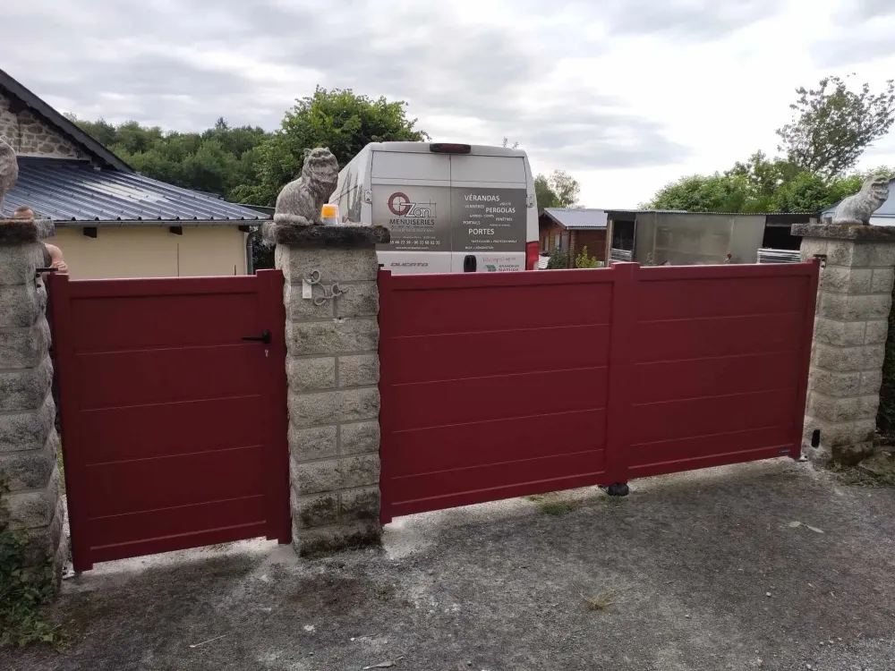 portail battant et portillon